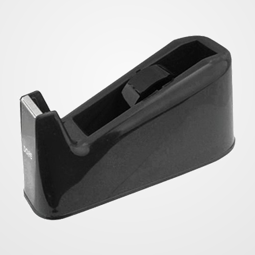 PORTARROLLOS DOHE CINTA ADHESIVA 66 m NEGRO