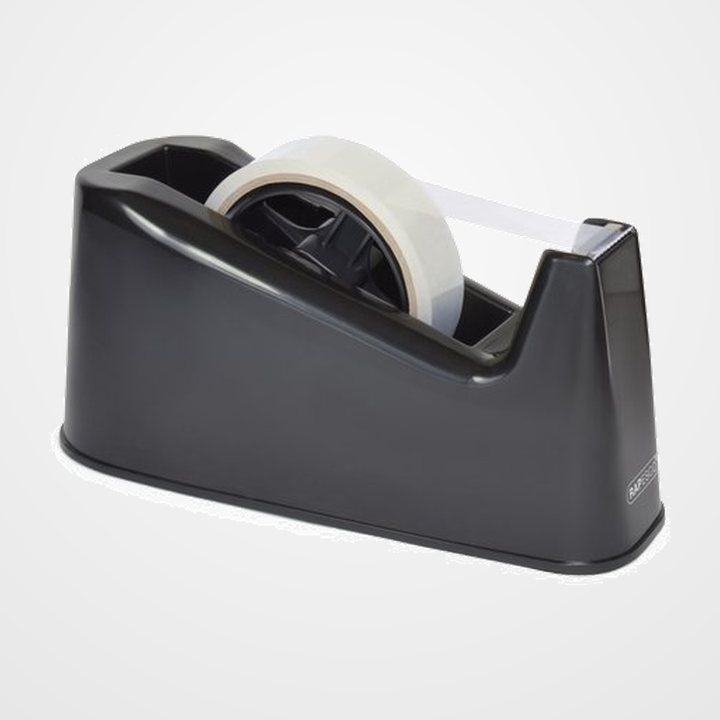 PORTARROLLOS RAPESCO ANTIBACTERIANO 66 MT. RPTD500B NEGRO