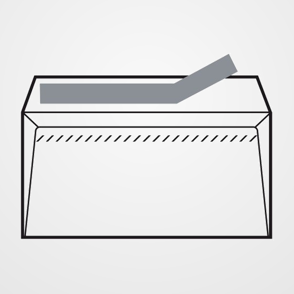 SOBRE SAM 120x176 BLANCO 90g OPEN (SILICONA) CAJA de 500