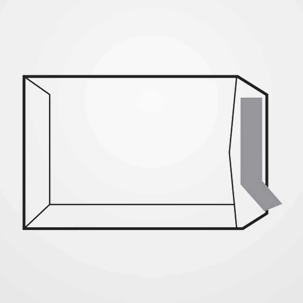 SOBRE-BOLSA SAM 120x170 BLANCO 70g (SILICONA) CAJA de 1000