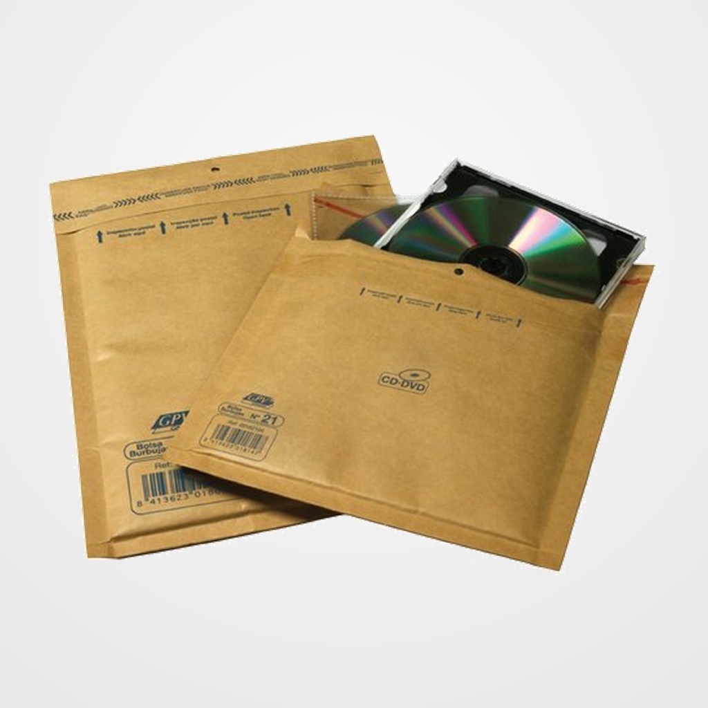 SOBRE-BOLSA BURBUJA Nº11 (Ref. 1) 100x165 PAQUETE de 10