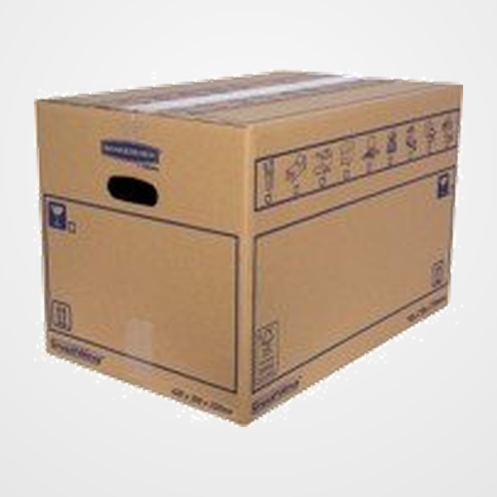 CAJA DE EMBALAR BANKERS BOX MUDANZA CARTON SIMPLE TAMAÑO M (430x300x250) P/10