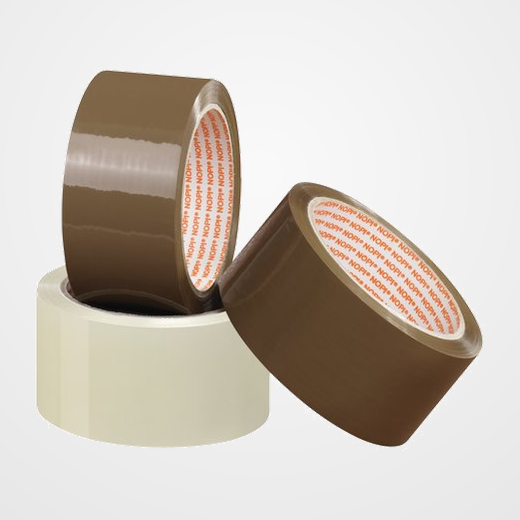 CINTA de EMBALAJE TESA NOPI PP rollo  66x48 MARRON