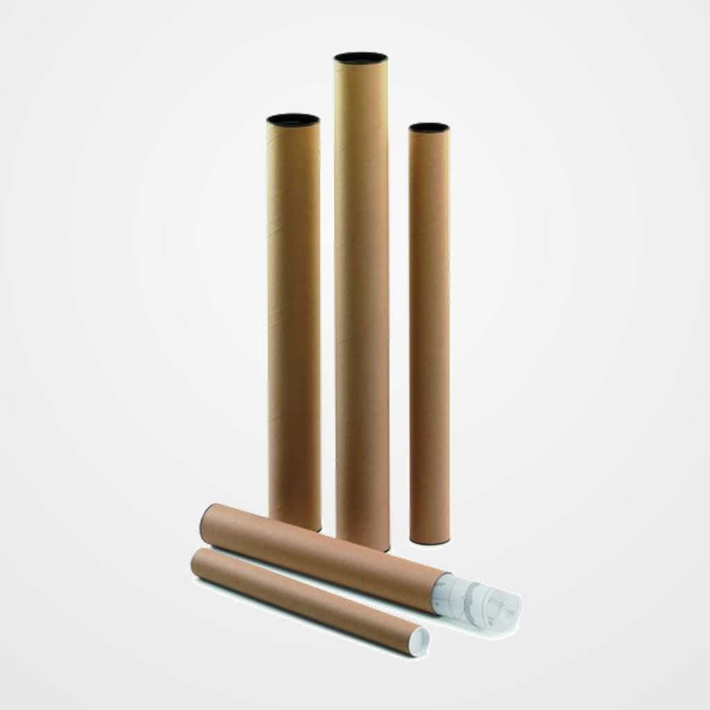 PORTAPLANOS para ENVIO FAIBO TUBO CARTON KRAFT  750x80