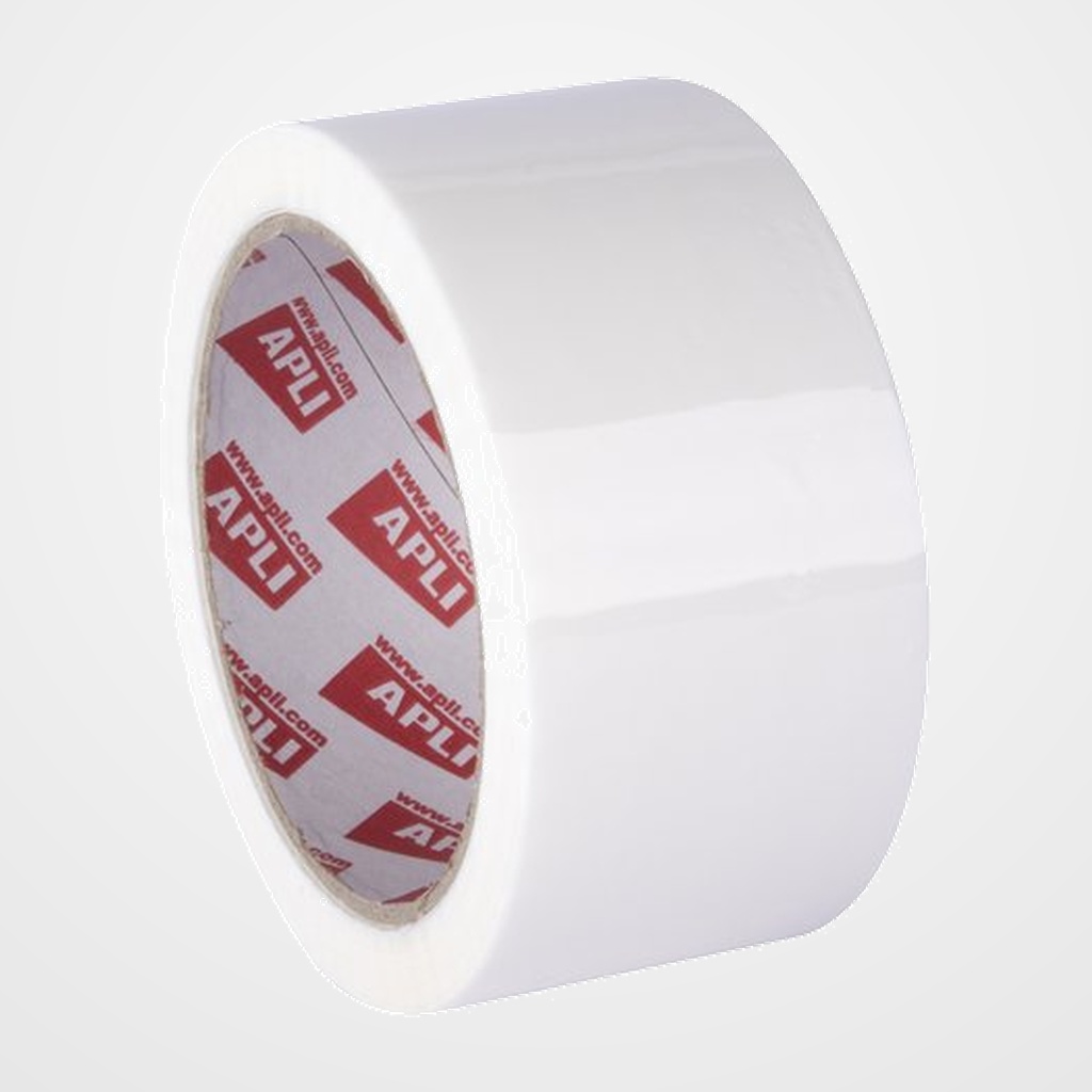 CINTA de EMBALAJE APLI PP rollo 66x48 BLANCO (adh.acrilico)