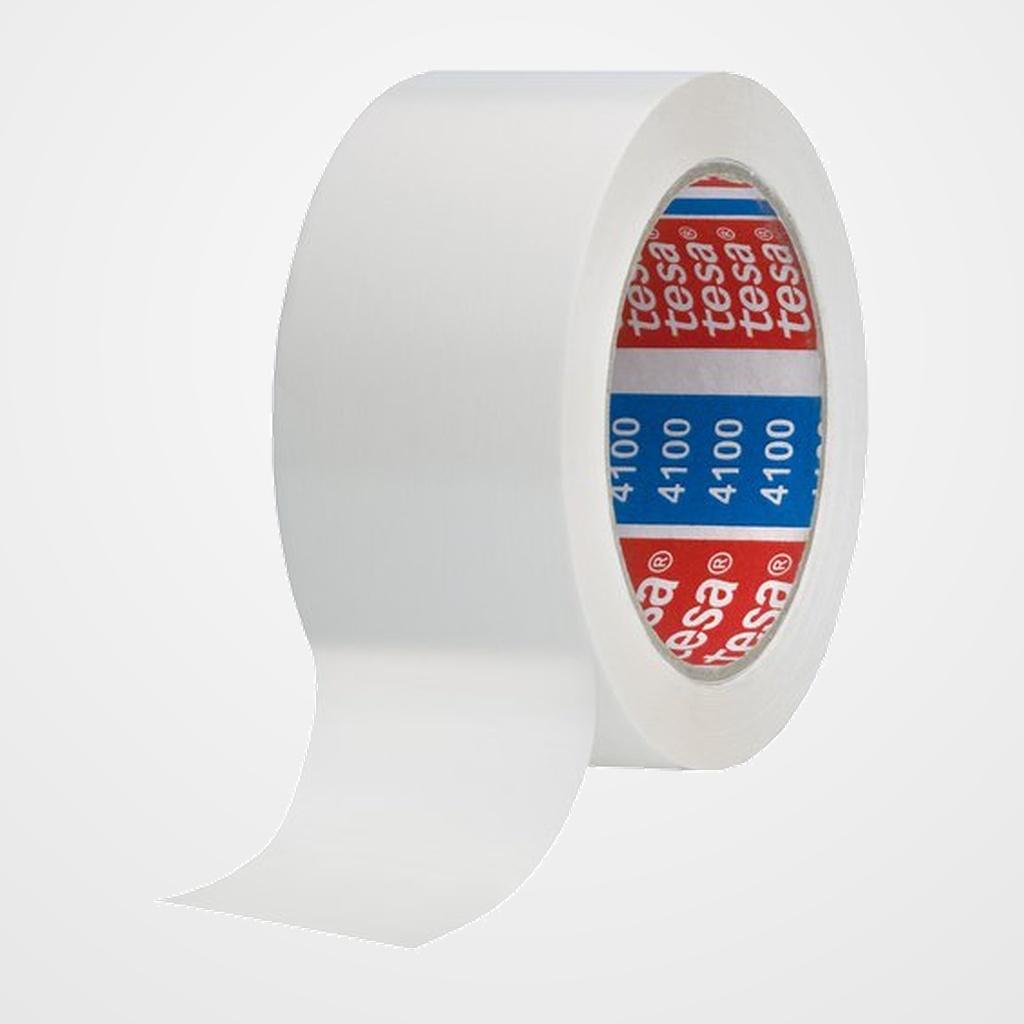 CINTA de EMBALAJE TESA PVC RUGOSO rollo 66x50 BLANCO