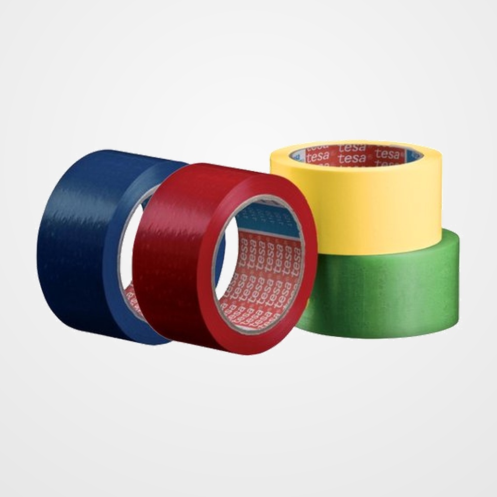 CINTA de EMBALAJE TESA PVC 4204 rollo 66x50 AMARILLO