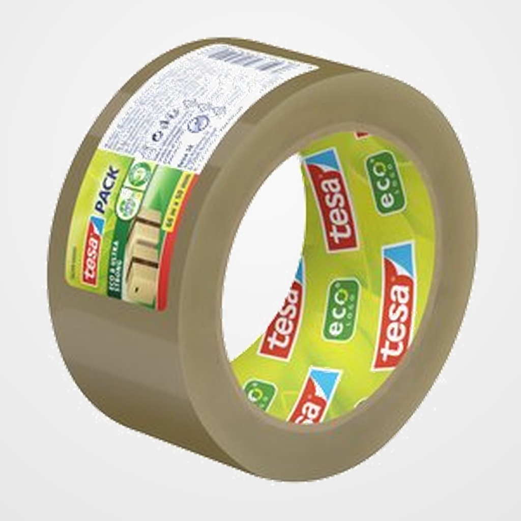 CINTA de EMBALAJE TESA PET ECO & ULTRA STRONG rollo 66x50 TESAPACK MARRON