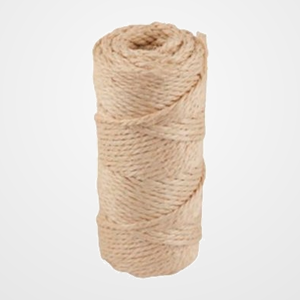 CORDEL SISAL 2 CABOS 400g 100m MARRON
