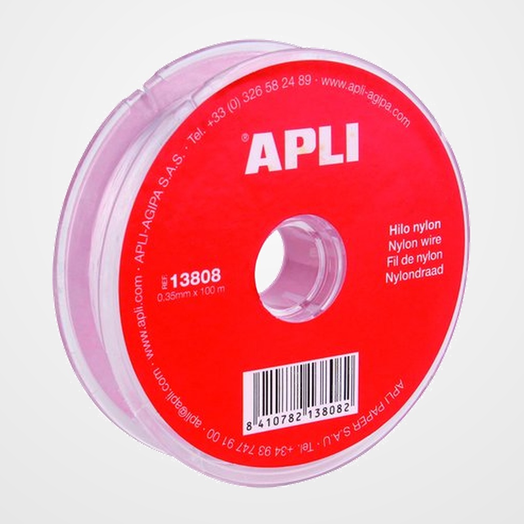 CUERDA NYLON BOBINA DE 0,35 mm. x 100 m.