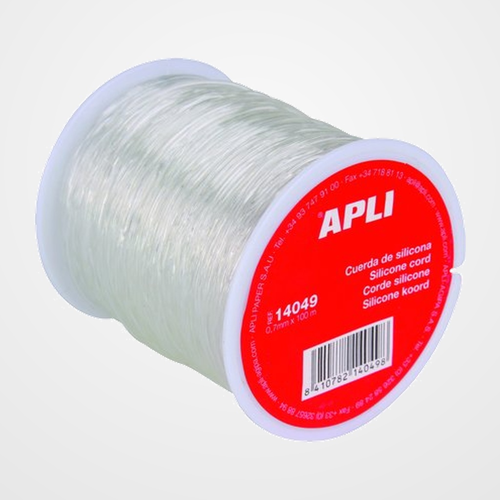 CUERDA SILICONA BOBINA DE 0,70 mm. x 100 m.