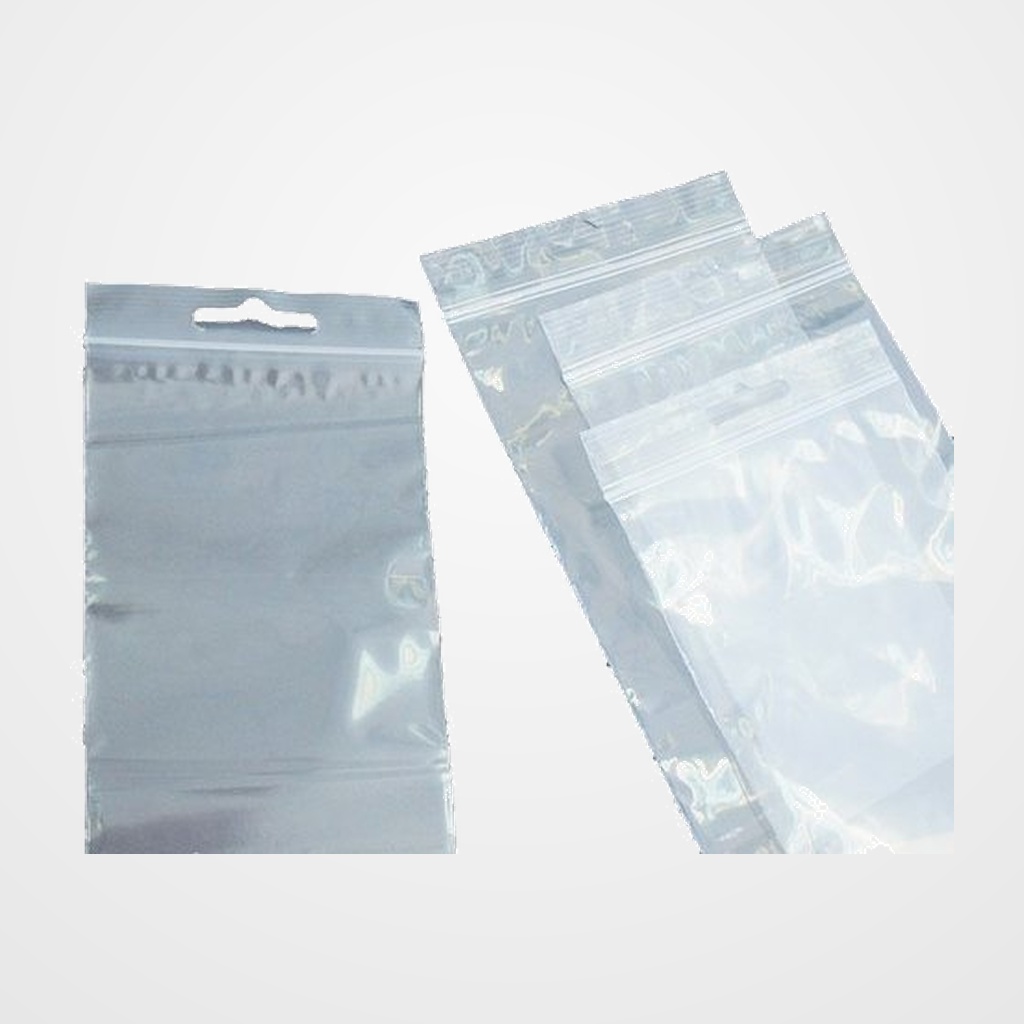 BOLSA AUTO-CIERRE MINIGRIP con TALADRO 120x180 mm PAQUETE de 100