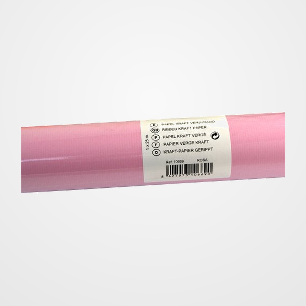 PAPEL de EMBALAR KRAFT ROLLO SADIPAL FUSION 1x50 m ROSA