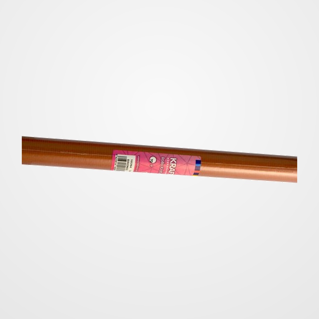 PAPEL de EMBALAR KRAFT IMPRESO ROLLO FABRISA 1x3 BRONCE