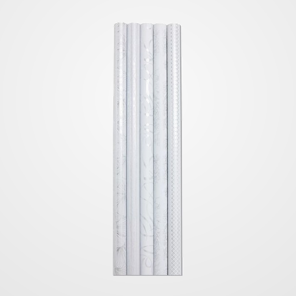 PAPEL de REGALO ROLLO CLAIREFONTAINE 0,7x2m (CAJA de 30) 80g PREMIUM METALIZADO BODA