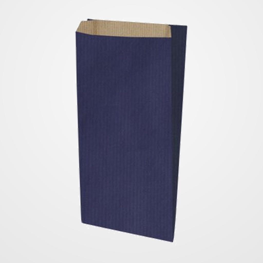 SOBRE PARA REGALO TV 21x38+7 cm. KRAFT AZUL PAQUETE DE 25