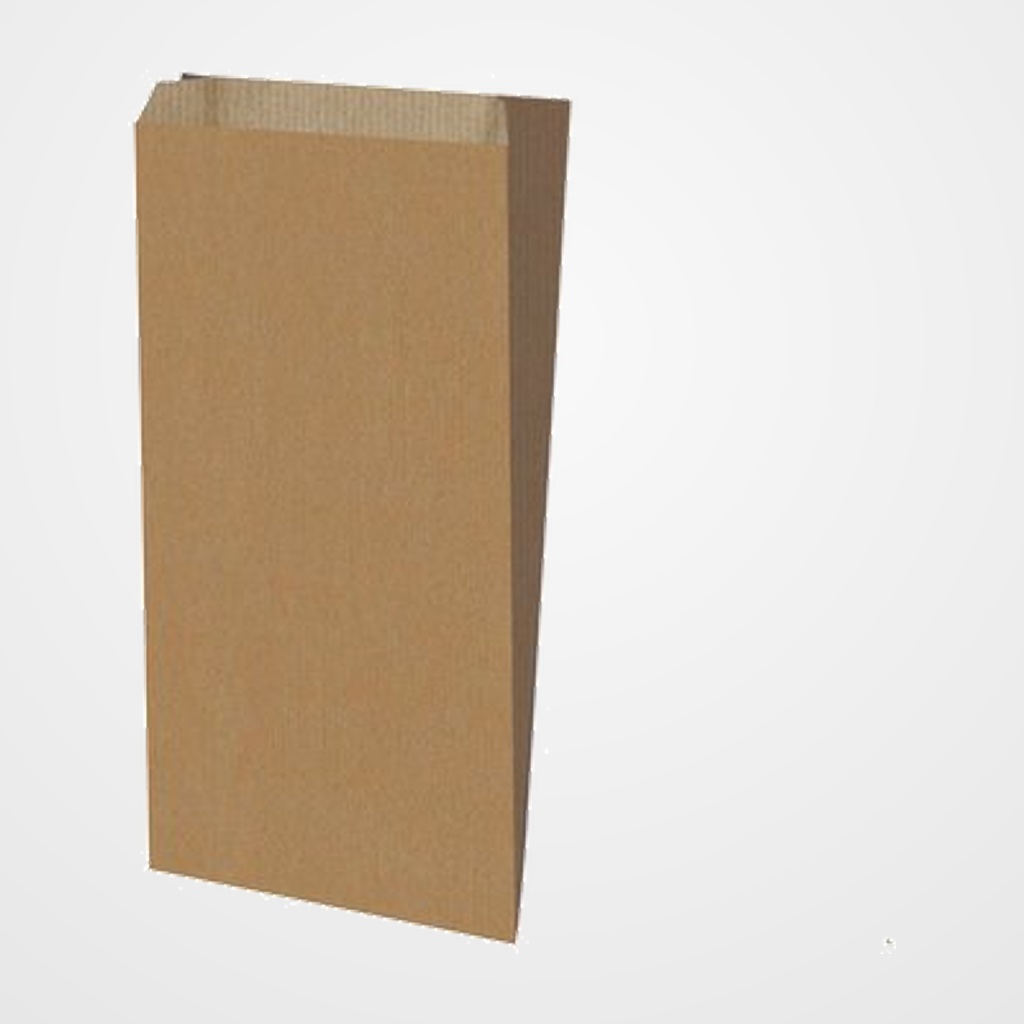 SOBRE PARA REGALO TV 21x38+7 cm. KRAFT MARRON PAQUETE DE 25