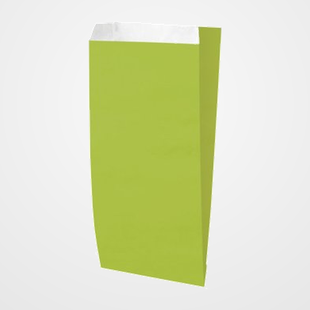 SOBRE PARA REGALO TV 31x50+7 cm. CELULOSA PISTACHO PAQUETE DE 25