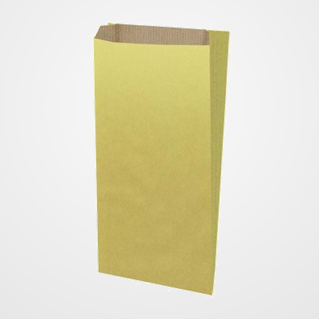 SOBRE PARA REGALO TV 31x50+7 cm. KRAFT ORO PAQUETE DE 25