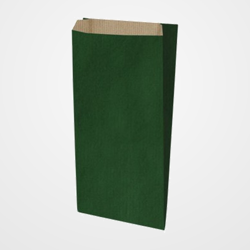 SOBRE PARA REGALO TV 31x50+7 cm. KRAFT VERDE PAQUETE DE 25