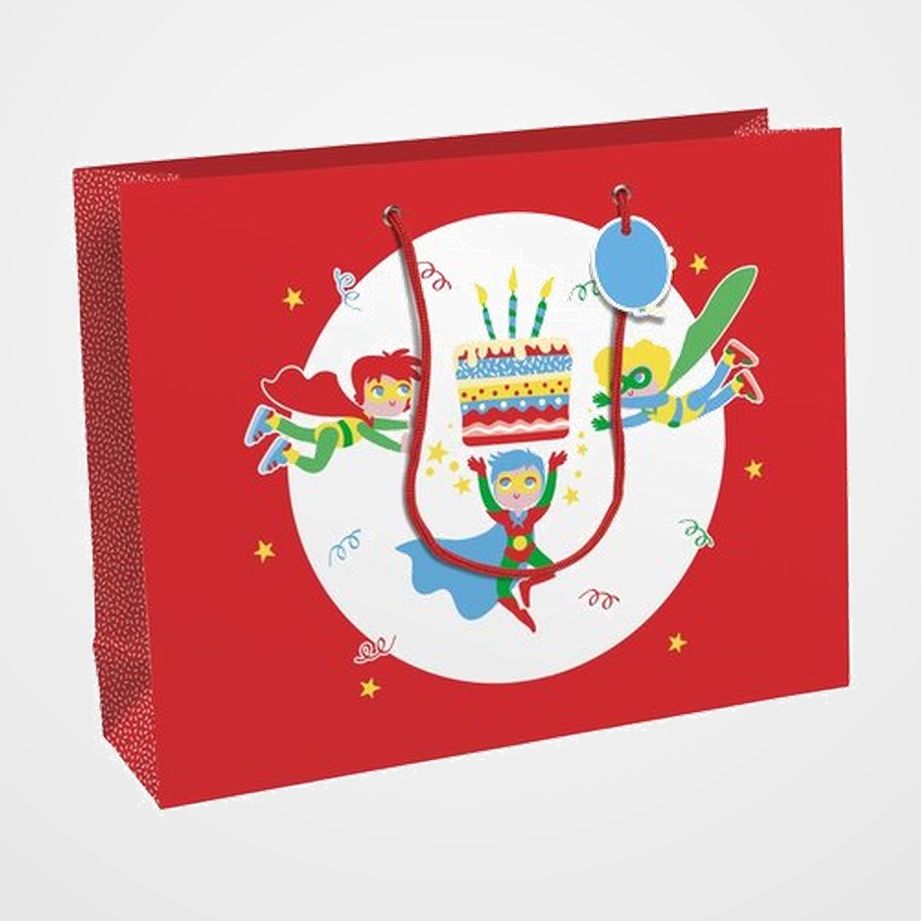 BOLSA de PAPEL CLAIREFONTAINE EXCELLIA SHOPPING 37.3x11.8x27.5cm POWER PACK DE 6