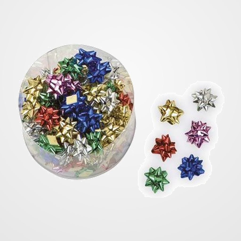 MOÑAS/COCAS de  5 mm CAJA de 100 METALIZADAS SURTIDAS