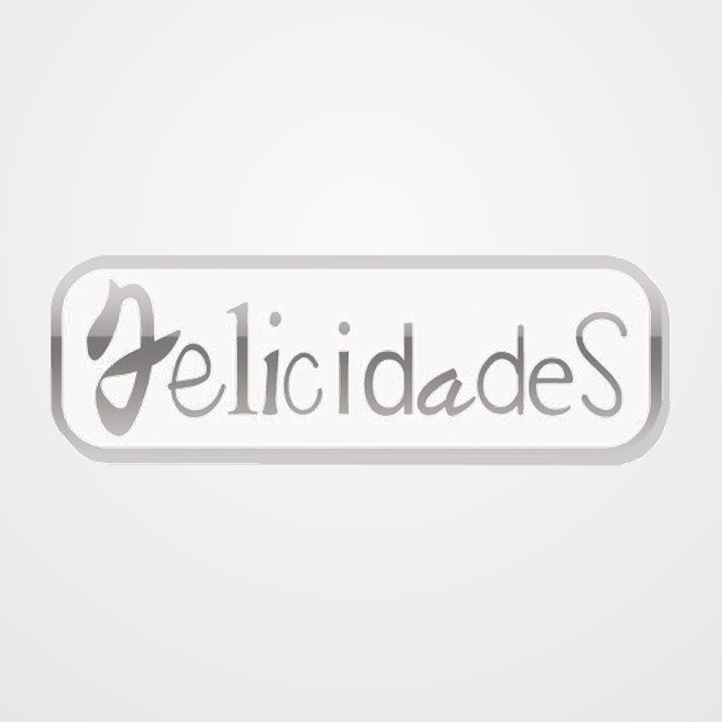 ETIQUETAS REGALO ADH. HOLOGRAFICAS ROLLO  250 uds. 45x15  FELICIDADES  BLANCO