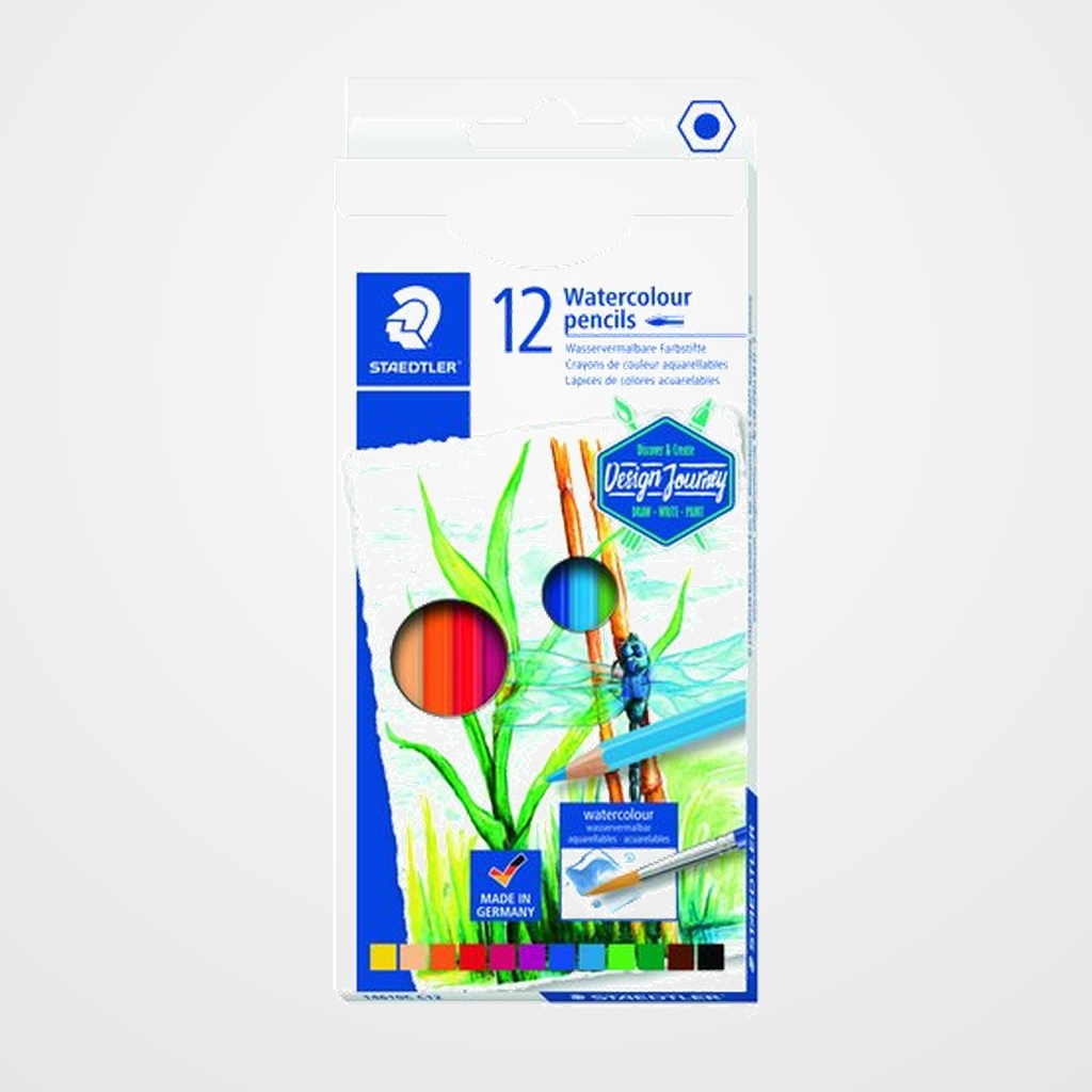 LAPICES ACUARELABLES STAEDTLER DESIGN JOURNEY 146 10C CAJA de 12