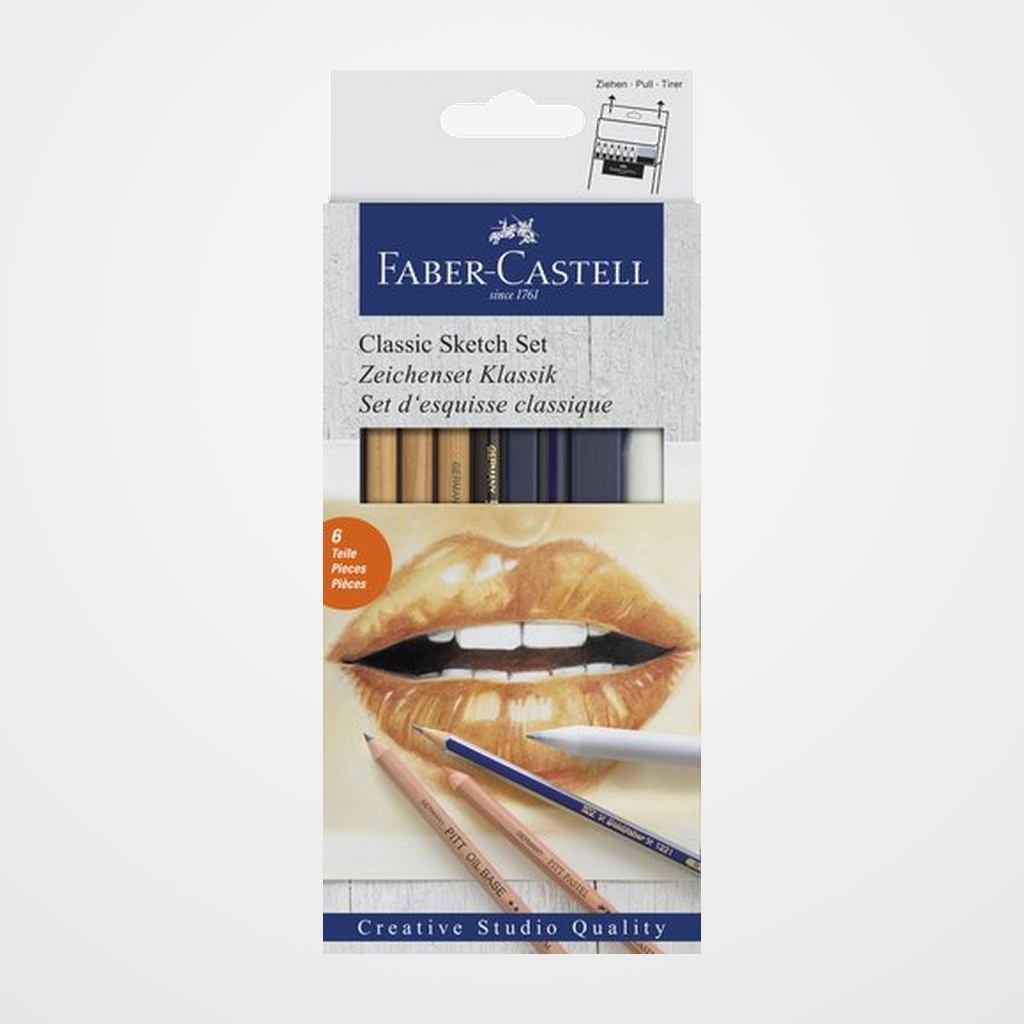 [12801968] LAPICES  FABER-CASTELL DISEÑO CREATIVE STUDIO est.6
