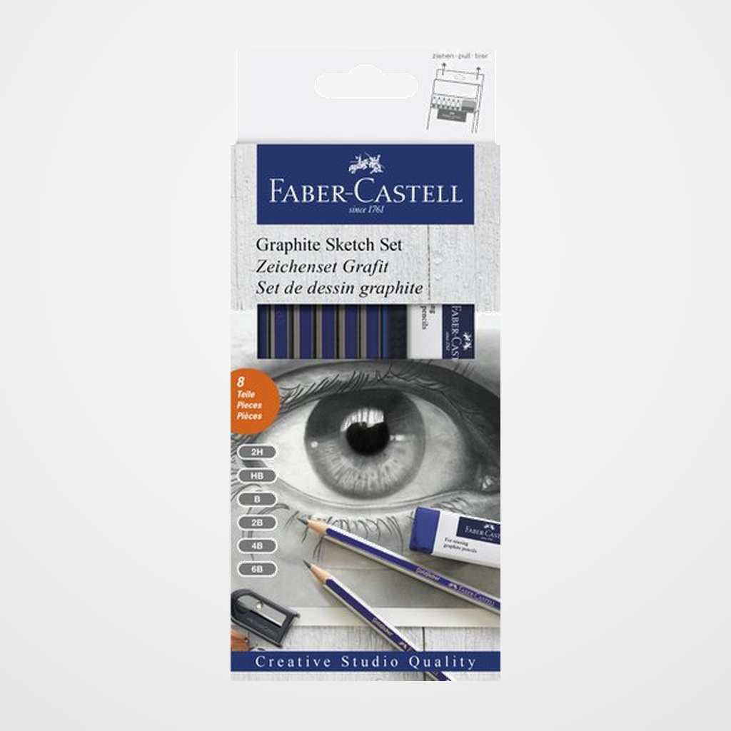 [12801966] LAPICES  FABER-CASTELL GRAFITO CREATIVE STUDIO est.8