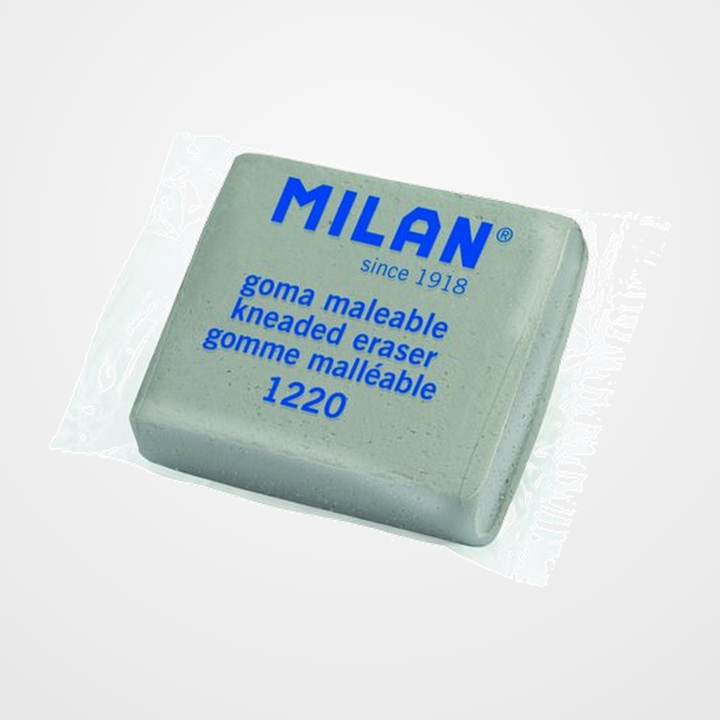 GOMA de BORRAR MILAN MALEABLE 1220 para CARBONCILLO  (ud.)