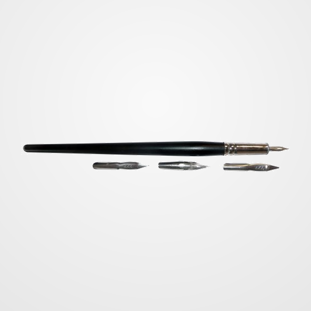 PLUMILLAS TALENS ART CREATION CON MANGO SET de 4