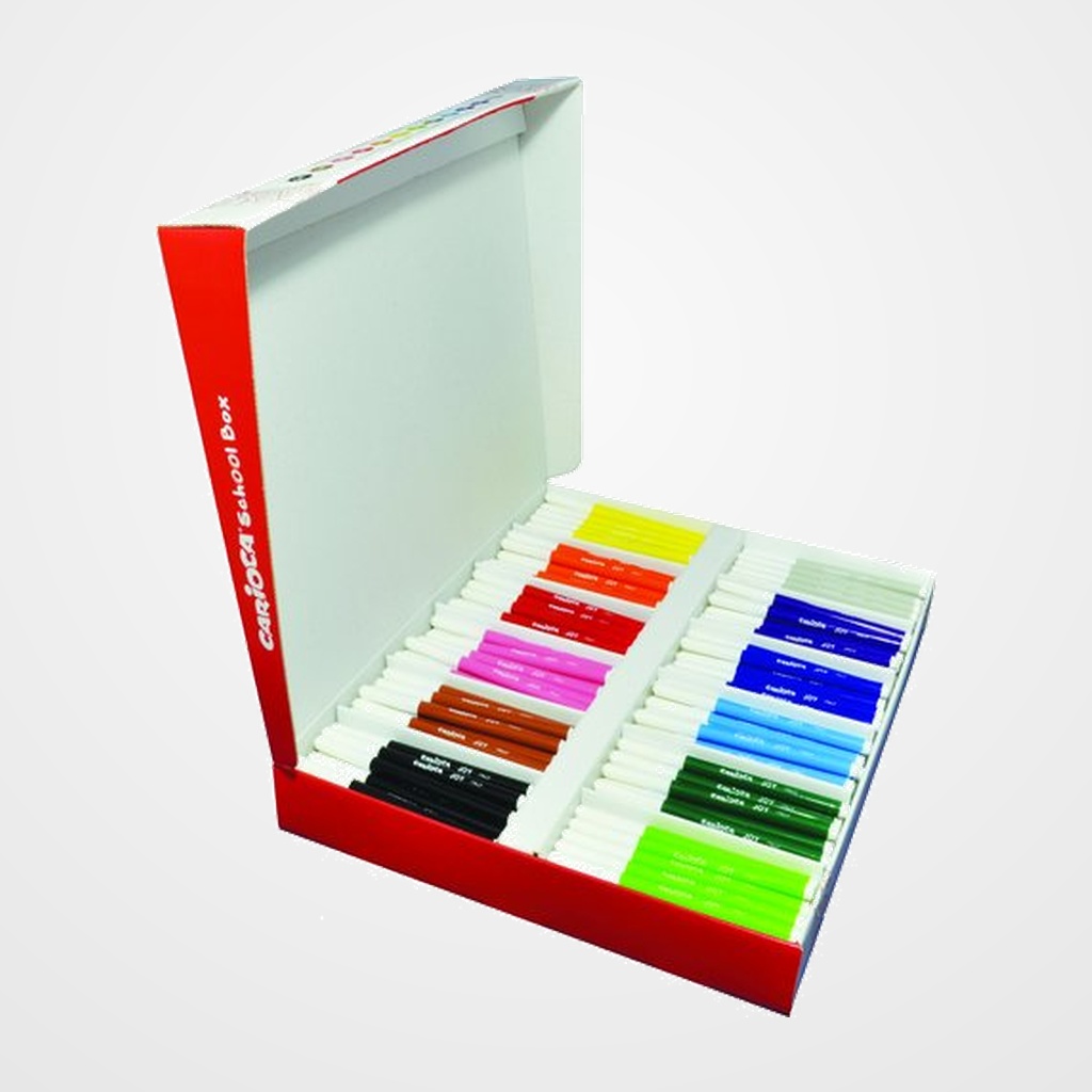 ROTULADOR FIBRA CARIOCA JOY CLASSBOX CAJA de 288