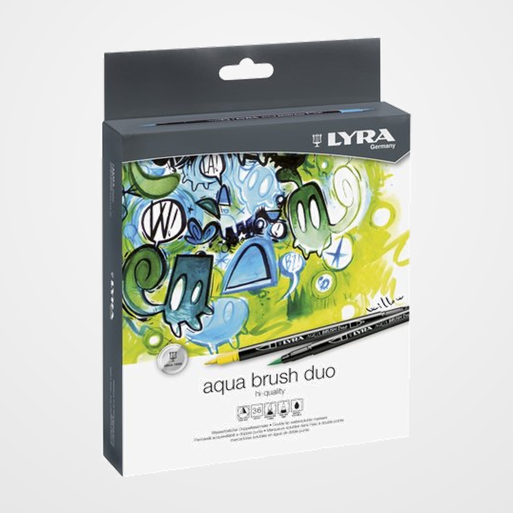 ROTULADOR LYRA AQUA BRUSH DUO Est. 36 (rotulador+pincel)