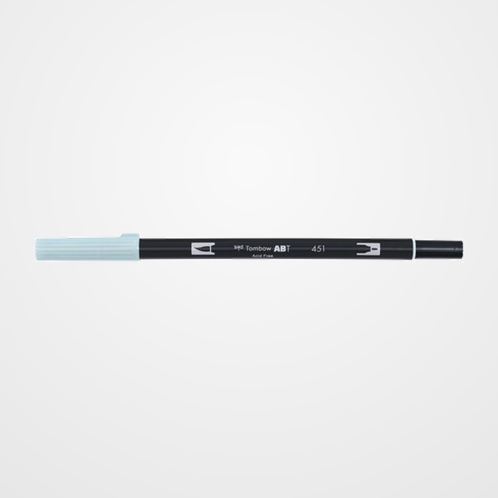 ROTULADOR TOMBOW DOBLE PUNTA PINCEL AZUL CIELO