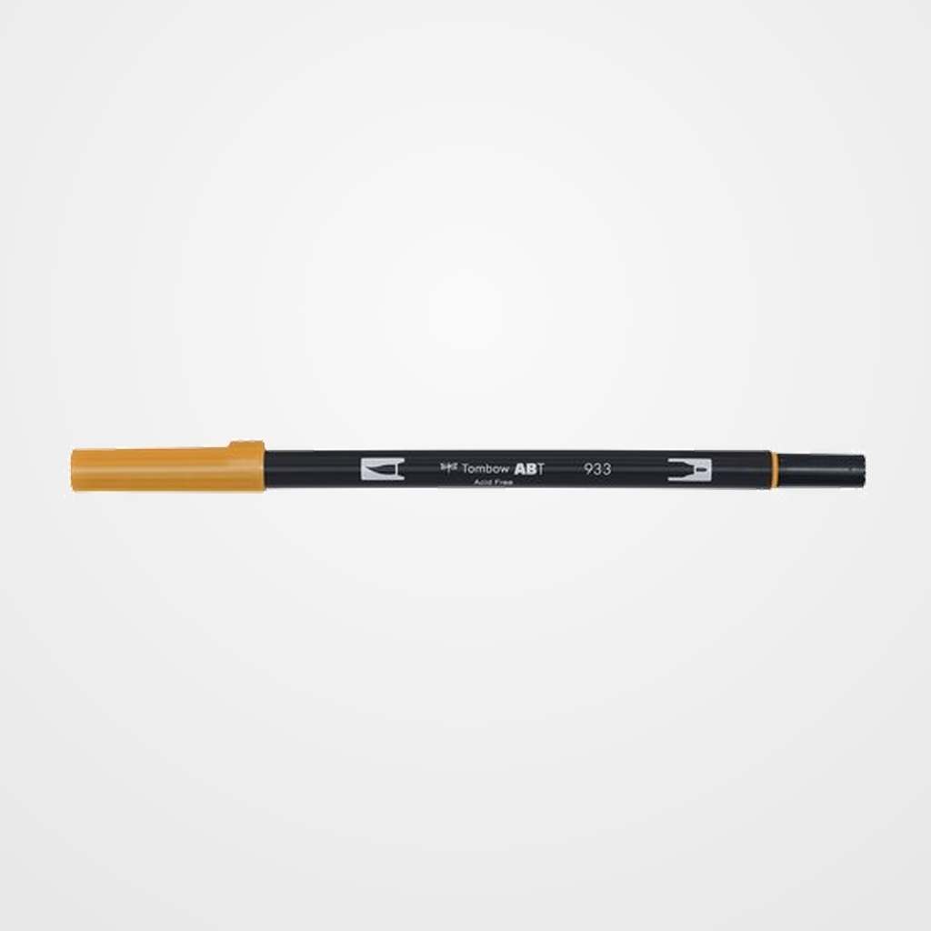 ROTULADOR TOMBOW DOBLE PUNTA PINCEL NARANJA
