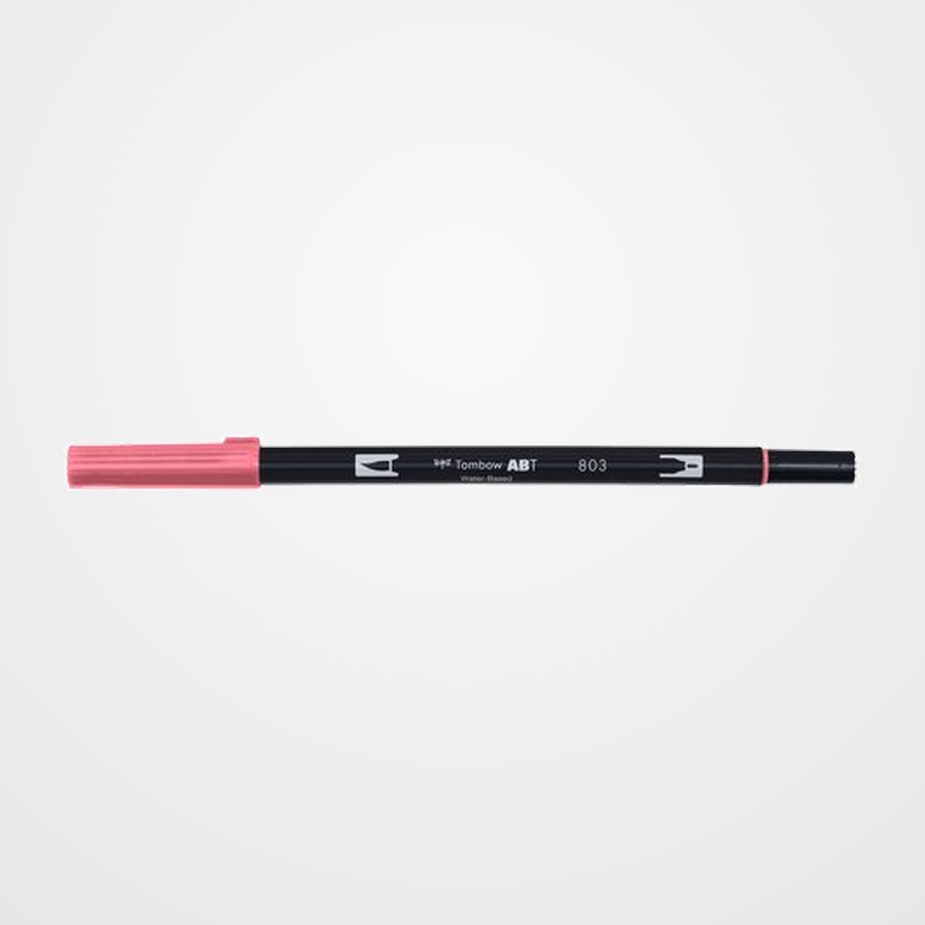 ROTULADOR TOMBOW DOBLE PUNTA PINCEL ROSA PUNCH