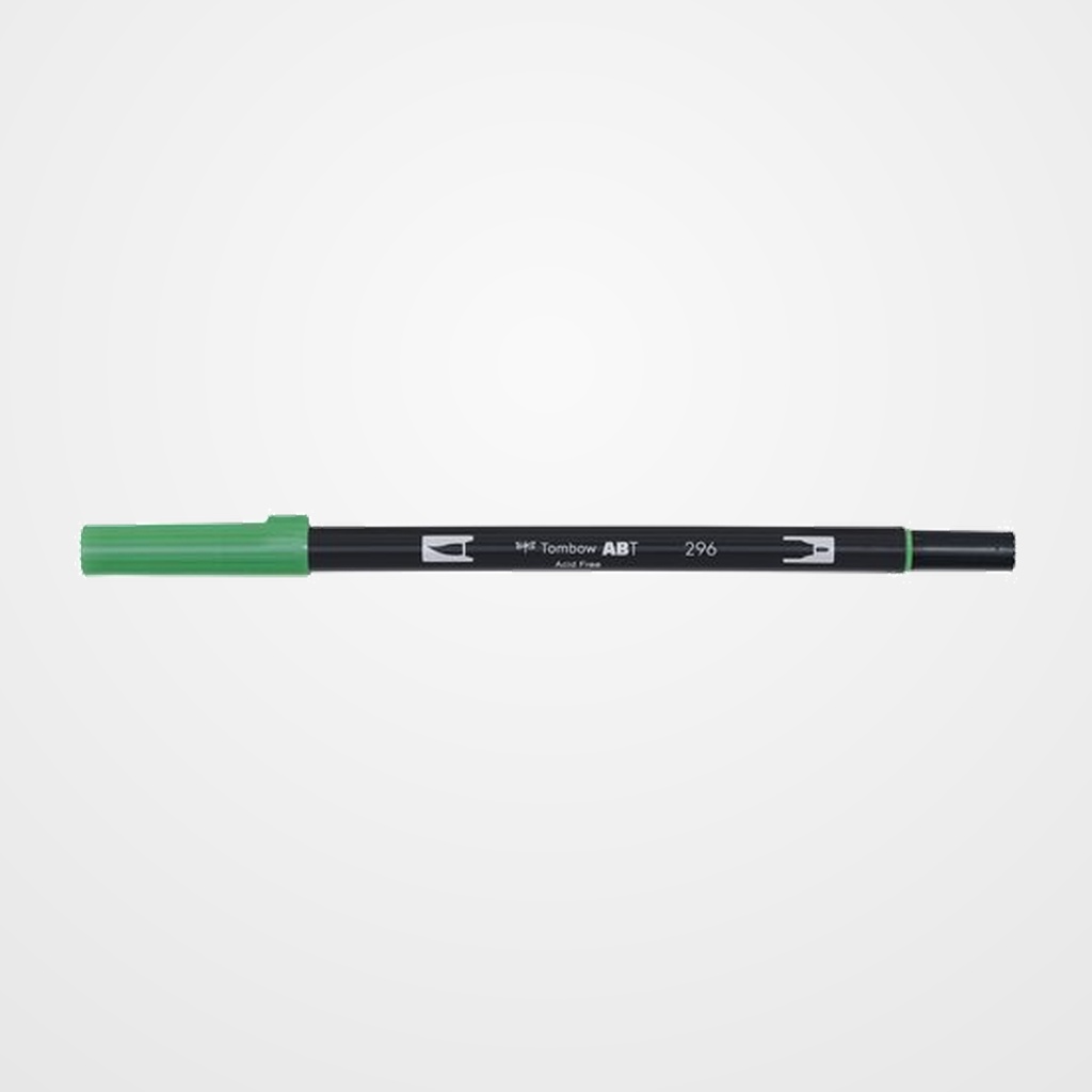 ROTULADOR TOMBOW DOBLE PUNTA PINCEL VERDE