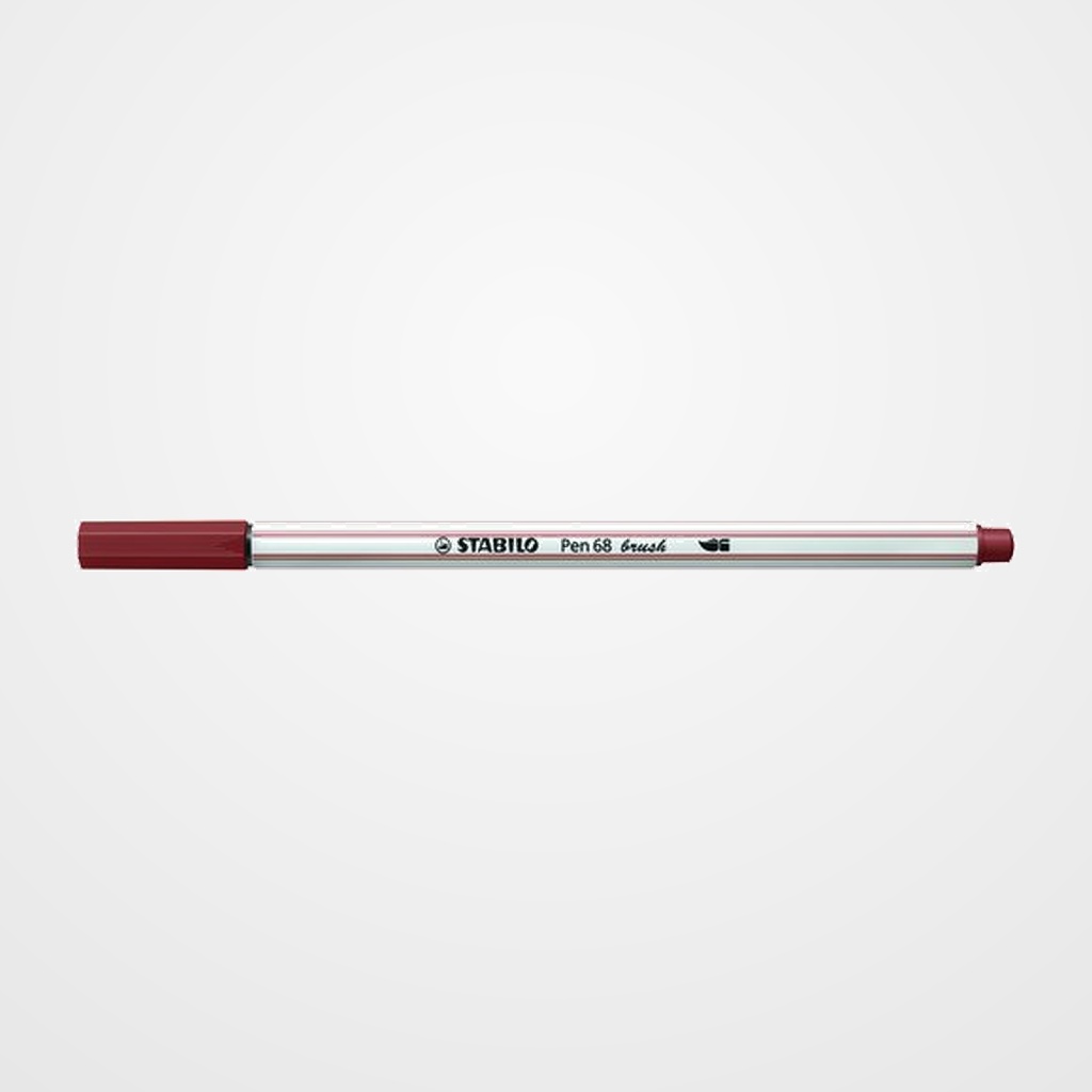 ROTULADOR FIBRA STABILO PEN 68 BRUSH PUNTA PINCEL SIENA