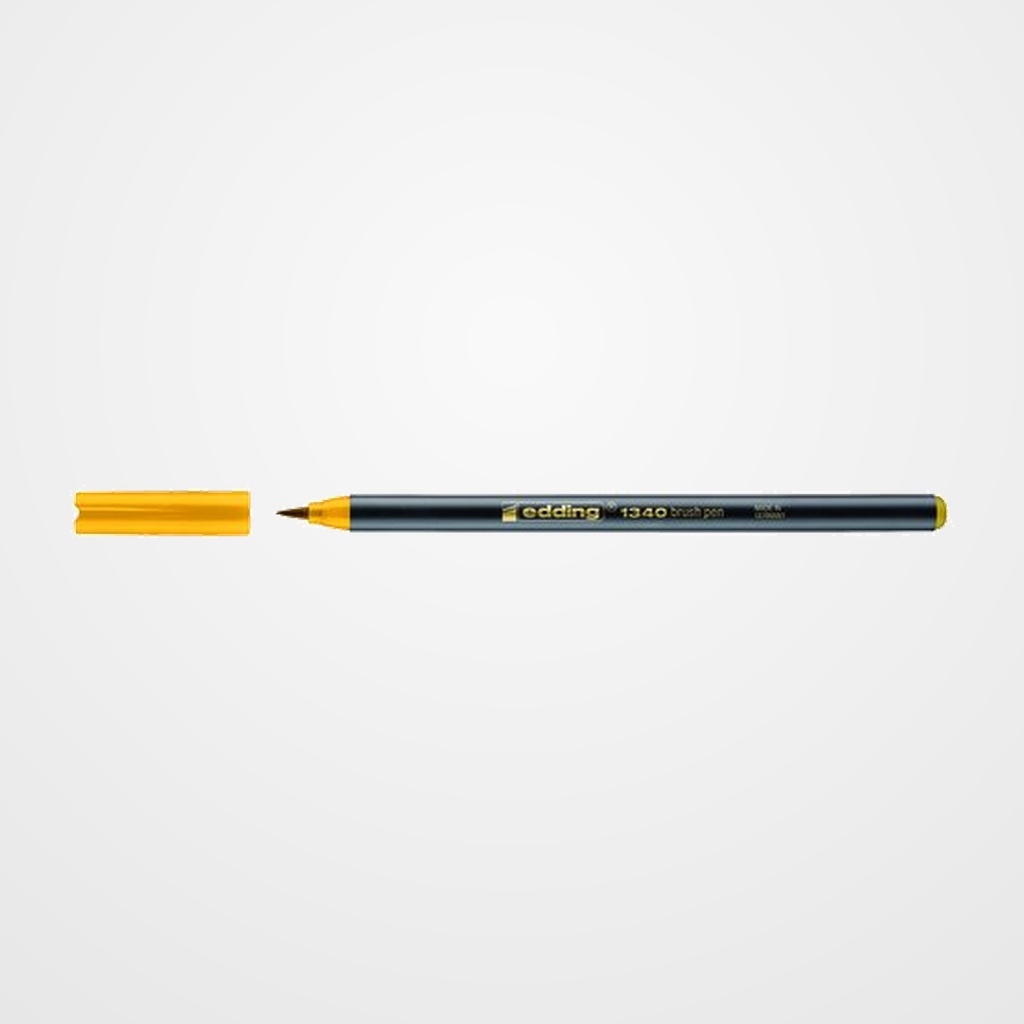 ROTULADOR FIBRA EDDING 1340 BRUSHPEN PAPAYA