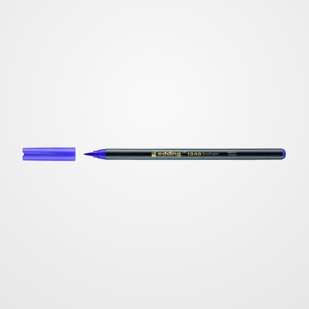 ROTULADOR FIBRA EDDING 1340 BRUSHPEN VIOLETA