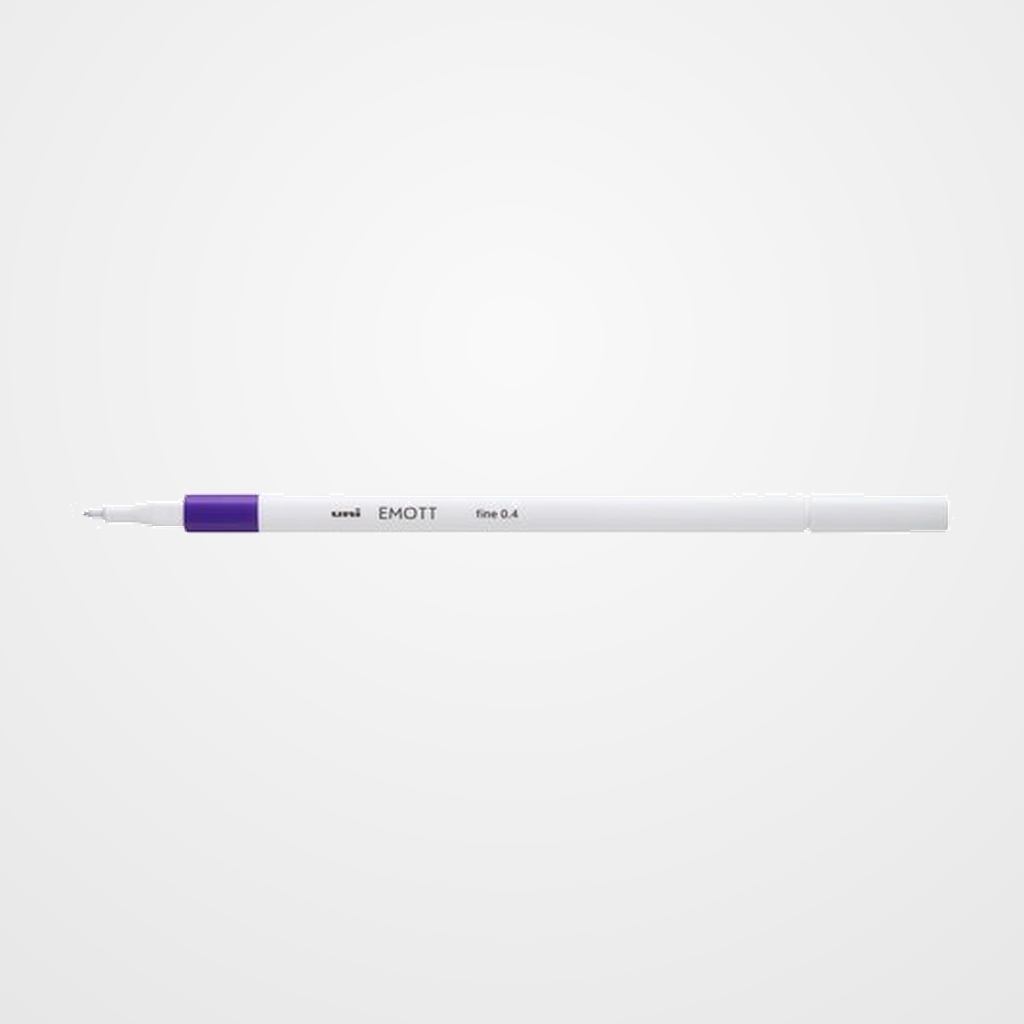 ROTULADOR FIBRA UNI-BALL EMOTT FINELINER PEM-SY.11 (0,4) FUCSIA