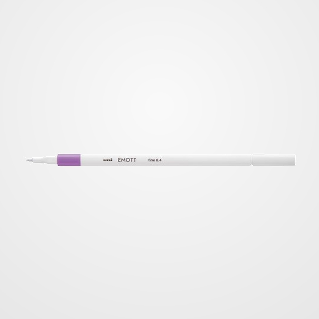 ROTULADOR FIBRA UNI-BALL EMOTT FINELINER PEM-SY.49 (0,4) ORQUIDEA