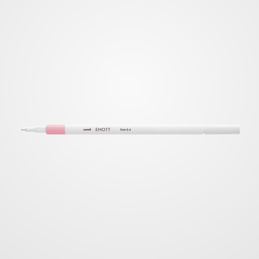 ROTULADOR FIBRA UNI-BALL EMOTT FINELINER PEM-SY.68 (0,4) ROSA BOMBON