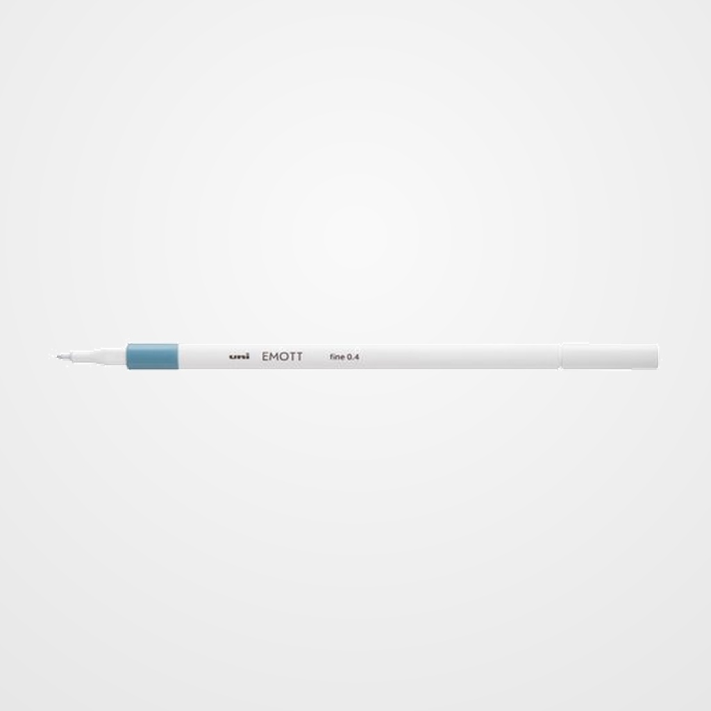 ROTULADOR FIBRA UNI-BALL EMOTT FINELINER PEM-SY.79 (0,4) AZUL PRUSIA