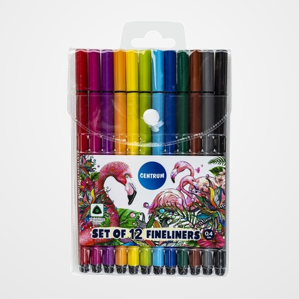 ROLLER GEL CENTRUM FINELINERS 0.7 BOLSA de 12