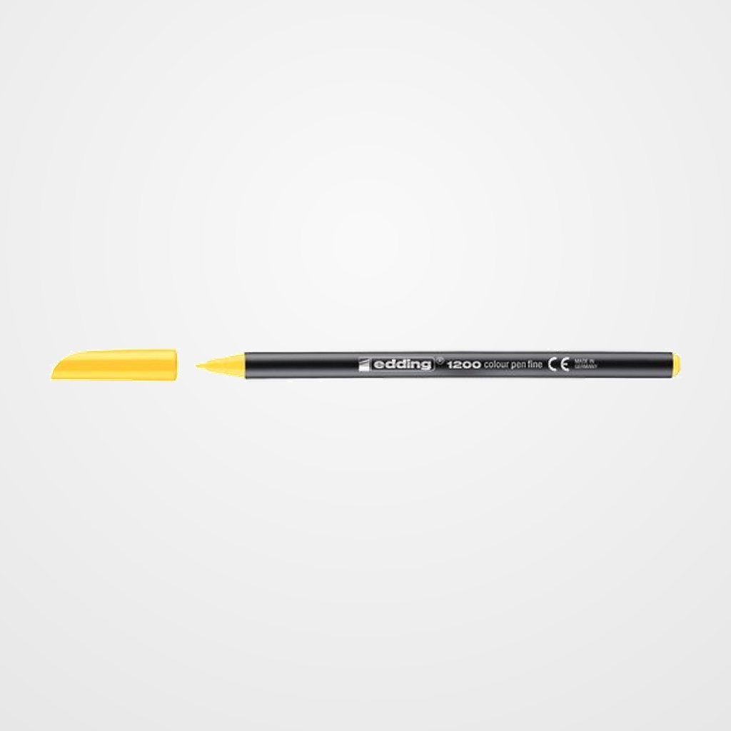 ROTULADOR FIBRA EDDING 1200  AMARILLO