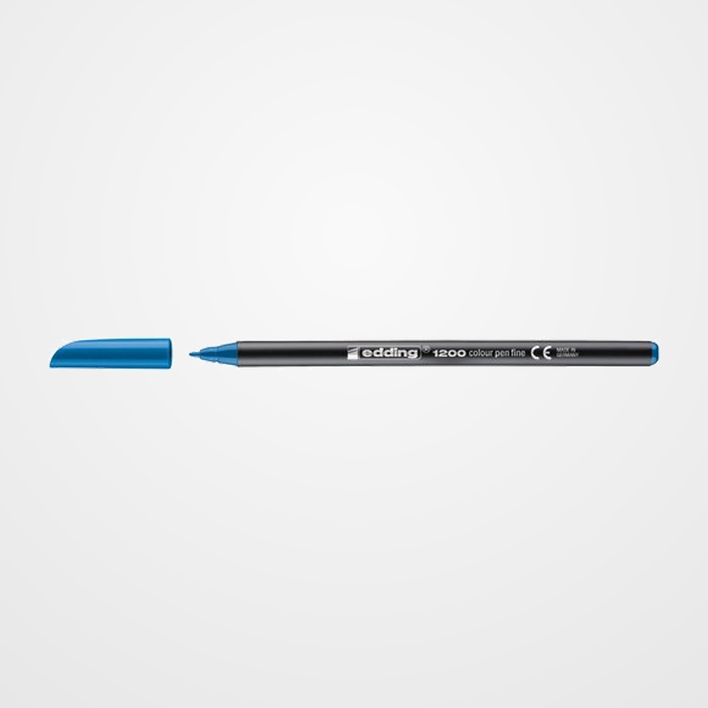 ROTULADOR FIBRA EDDING 1200  AZUL CLARO