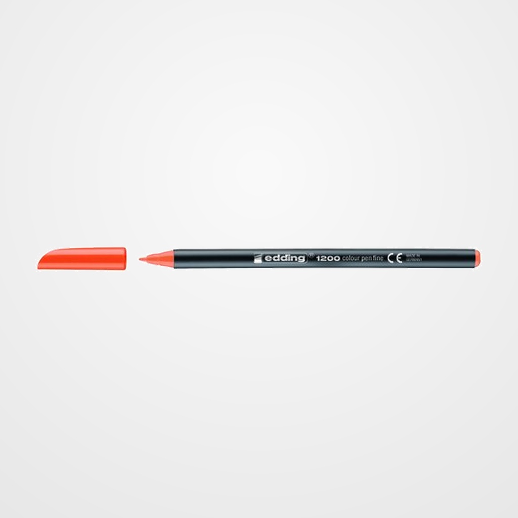 ROTULADOR FIBRA EDDING 1200  NARANJA