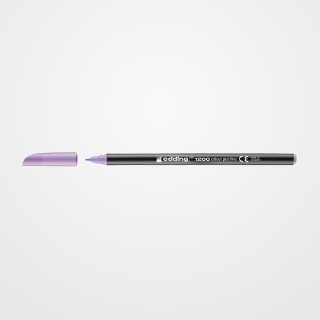 ROTULADOR FIBRA EDDING 1200  PASTEL BAYA DE LAVANDA